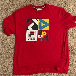 Fila shirt red. Size XL